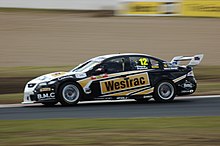 Dean Fiore and Michael Patrizi at the 2011 Bathurst 1000. V8 Supercar (6234899690).jpg