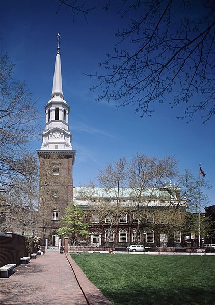 File:VIEW OF EXTERIOR FROM SE - Christ Church, 22-26 North Second Street, Philadelphia, HABS PA,51-PHILA,7-37.jpg
