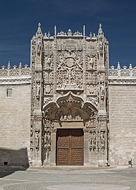 Fachada del Colegio de San Gregorio de la Universidad de Valladolid (ca. 1496).