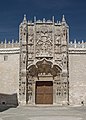 Fachada plateresca do Colégio de San Gregorio, Valladolid, Espanha. Antes de 1492