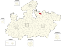 Vidhan Sabha constituencies of Madhya Pradesh (51-Chhatarpur).png