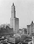 1913: W'wort CityHall HudsonTerminal