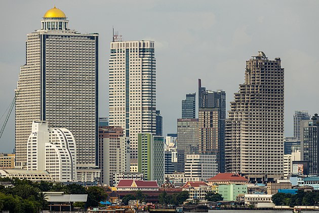 View of inner Bangkok