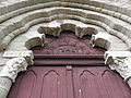 Vigeois (19) Abbatiale Saint-Pierre North -portaali 01.JPG