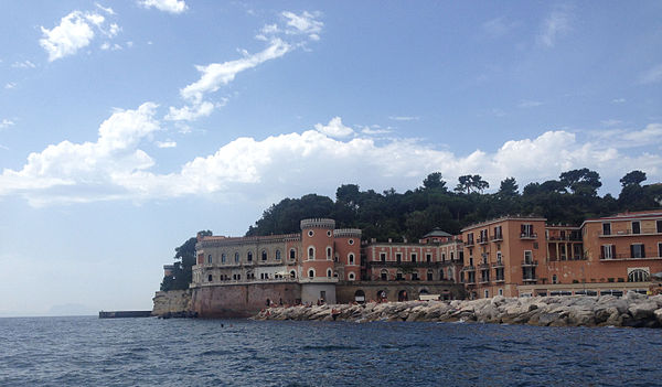 villa Volpicelli vista dal mare