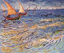 Van Gogh: O mar em Saintes-Marie