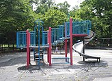 Children's play structure in Vinmont Park