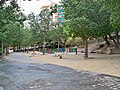 Restos del palacio de los Larios en el parque del Agua, 2022-11-21.