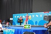 Deutsch: Gewichtheben bei den Olympischen Jugendspielen 2018; Tag 1, 7. Oktober 2018; Jungen 56 kg English: Weightlifting at the 2018 Summer Youth Olympics at 7 October 2018 – Boys' 56 kg