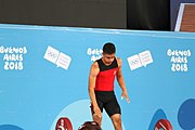 Deutsch: Gewichtheben bei den Olympischen Jugendspielen 2018; Tag 2, 10. Oktober 2018; Jungen 62 kg English: Weightlifting at the 2018 Summer Youth Olympics at 8 October 2018 – Boys' 62 kg