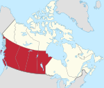 Western provinces in Canada.svg