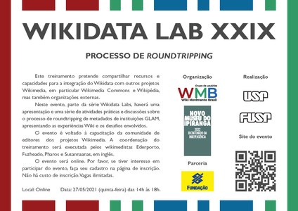 Wikidata Lab XXIX: Processo de roundtripping, 27 de maio de 2021