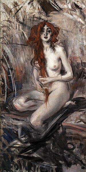 File:Woman combing her hair (c.1912), by Giovanni Boldini.jpg