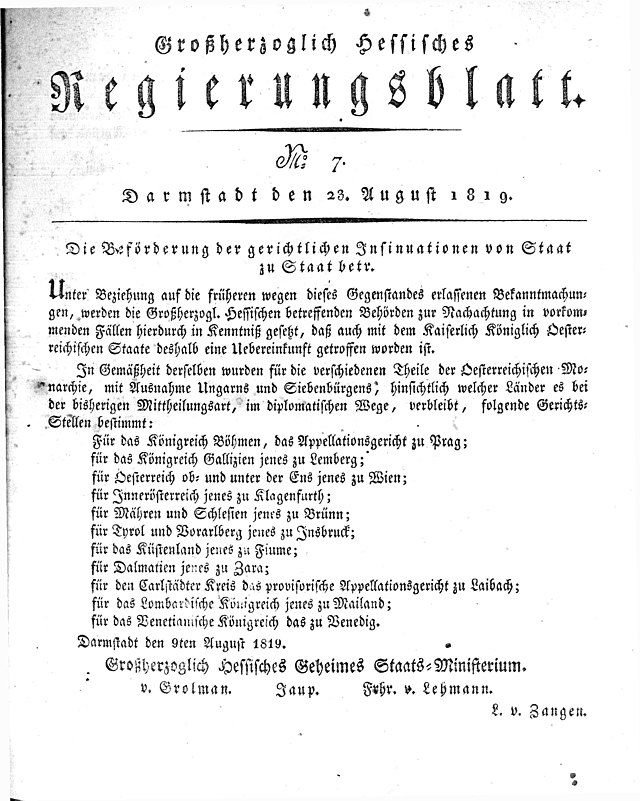 File:Zustellungen nach Österreich (Großh. Hessen) (1819).jpg - Wikimedia  Commons