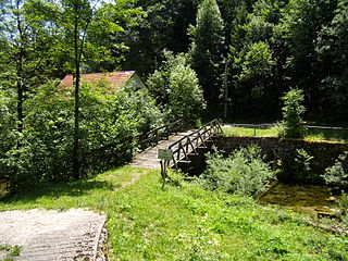 Čabranka river in Croatia and Slovenia