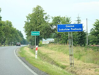 Żanecin Village in Masovian, Poland