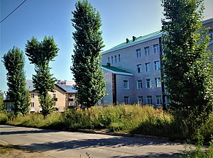 Проезжая часть улицы Социалистической на участке между улицами Кольцевой и Лечебной