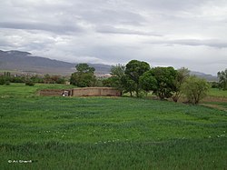 Pemandangan di Nimvar di Mahallat County