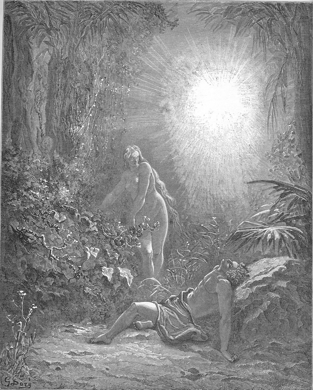 Sự sáng tạo ra Êva, Gustave Doré