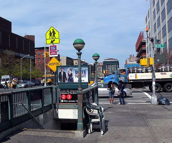 Northbound street stair and elevator