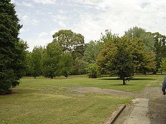 Landscaped grounds 1745 - Bloomfield Hospital - Bloomington Hospital. View from the former female wards (5053260b1).jpg