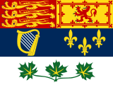 1937 and 1953 Coronation Standard of Canada.svg