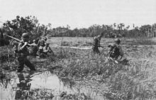 1st Cav soldiers during the Battle of Leyte. 1st Cav troops at Leyte.jpg