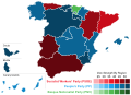 Results of the 2004 European Parliament election in Spain by autonomous community/city.