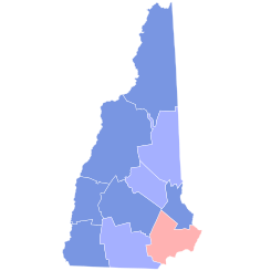 2010 New Hampshire gubernatorial election results map by county.svg