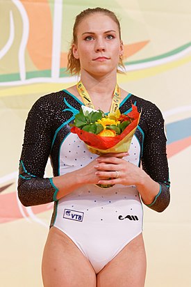 Ksenija Afanasjeva vuonna 2015.