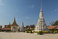 * Nomination King Norodom statue and two stupas. Royal Palace. Phnom Penh, Cambodia. --Halavar 13:58, 3 January 2018 (UTC) * Promotion Good quality. --Ermell 14:03, 3 January 2018 (UTC)