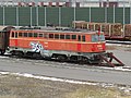 2018-03-19 Preheating locomotive ÖBB 011.43 (Ex-1042 050) at train station Amstetten