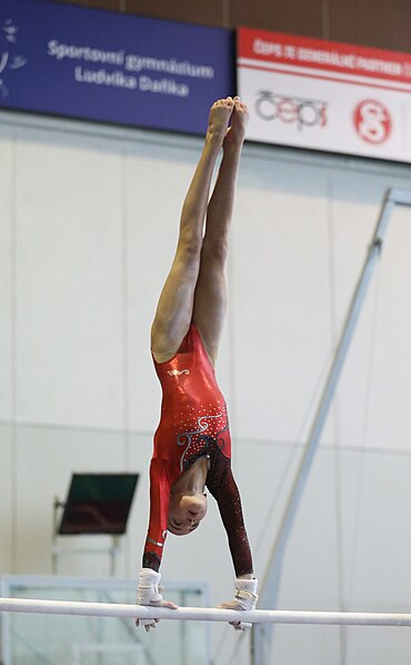 File:2022-11-19 WAG all-around competition II Uneven bars at Jan Gajdoš Memorial 2022 (Martin Rulsch) 177.jpg