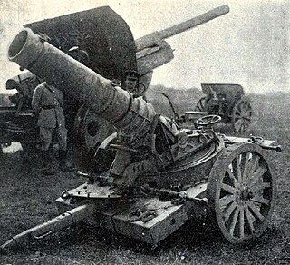 <span class="mw-page-title-main">24 cm schwere FlügelMinenWerfer Albrecht</span> German heavy mortar used in World War I