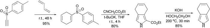 3-step synthesis of 4,7-dihydroisoindole.tif
