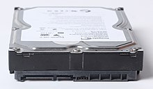 The end of a 3.5-inch hard disk drive with a Serial ATA (SATA) interface 3.5" hard disk. SATA.jpg