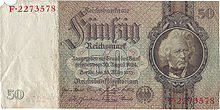 50 birodalmi márka (1933)