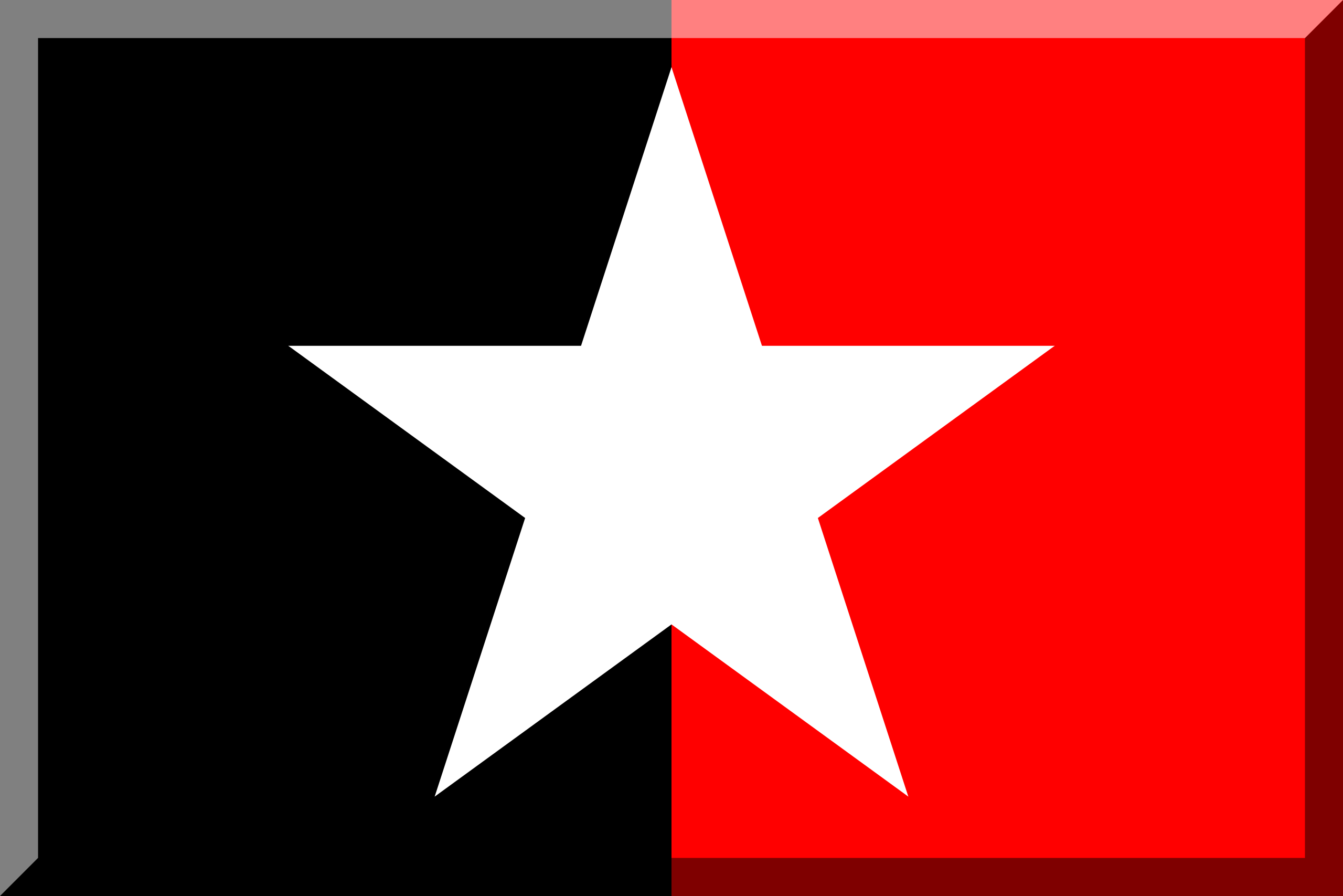 File:600px White star on black and red  - Wikimedia Commons