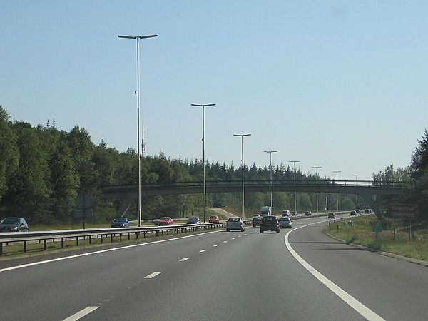 The A27 near Hilversum.