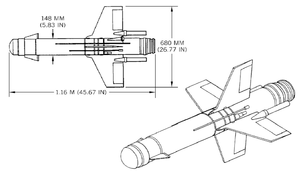 3M11 Fleyta missile AT-2a Swatter line drawing.PNG