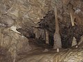 A pillar (also called column) formed when a stalactite and stalagmite join together.jpg