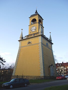 Blekinge: Amiralitetsklockstapeln vid Amiralitetskyrkan i Karlskrona.