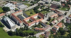 Aerial image of the Gars Abbey (view from the northwest).jpg
