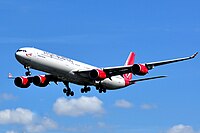 Airbus A340-642 (G-VRED)