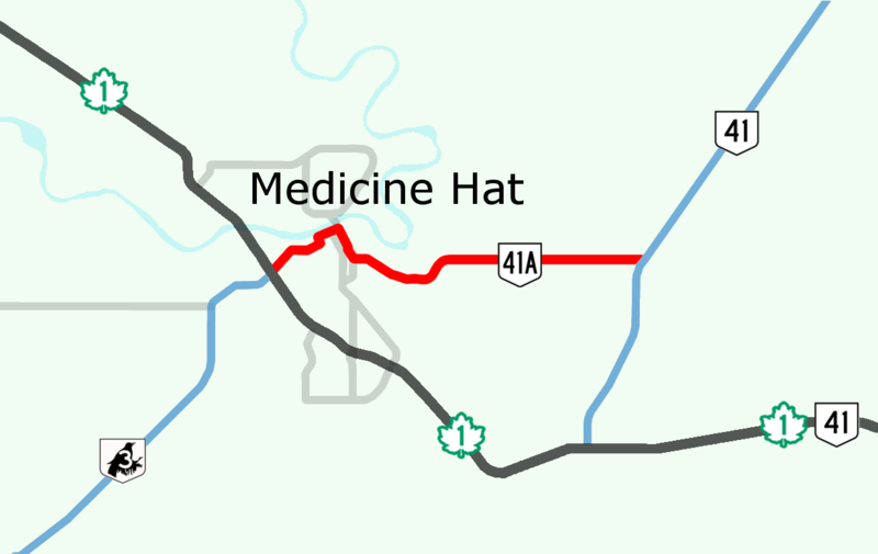 File:Alberta Highway 41A Map.png