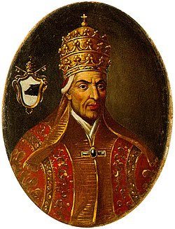 Papež Aleksander II.upodobljen v Baziliki sv. Pavla