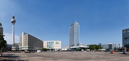 Alexanderplatz in Berlin Panorama