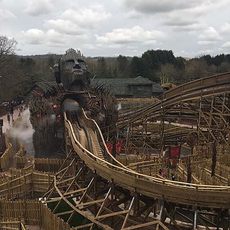 AltonTowersWickerManRollercoaster