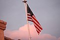 American Flag on Home Flagpole at Sunrise.jpg
