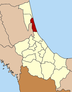 Amphoe-loko en Songkhla Provinco